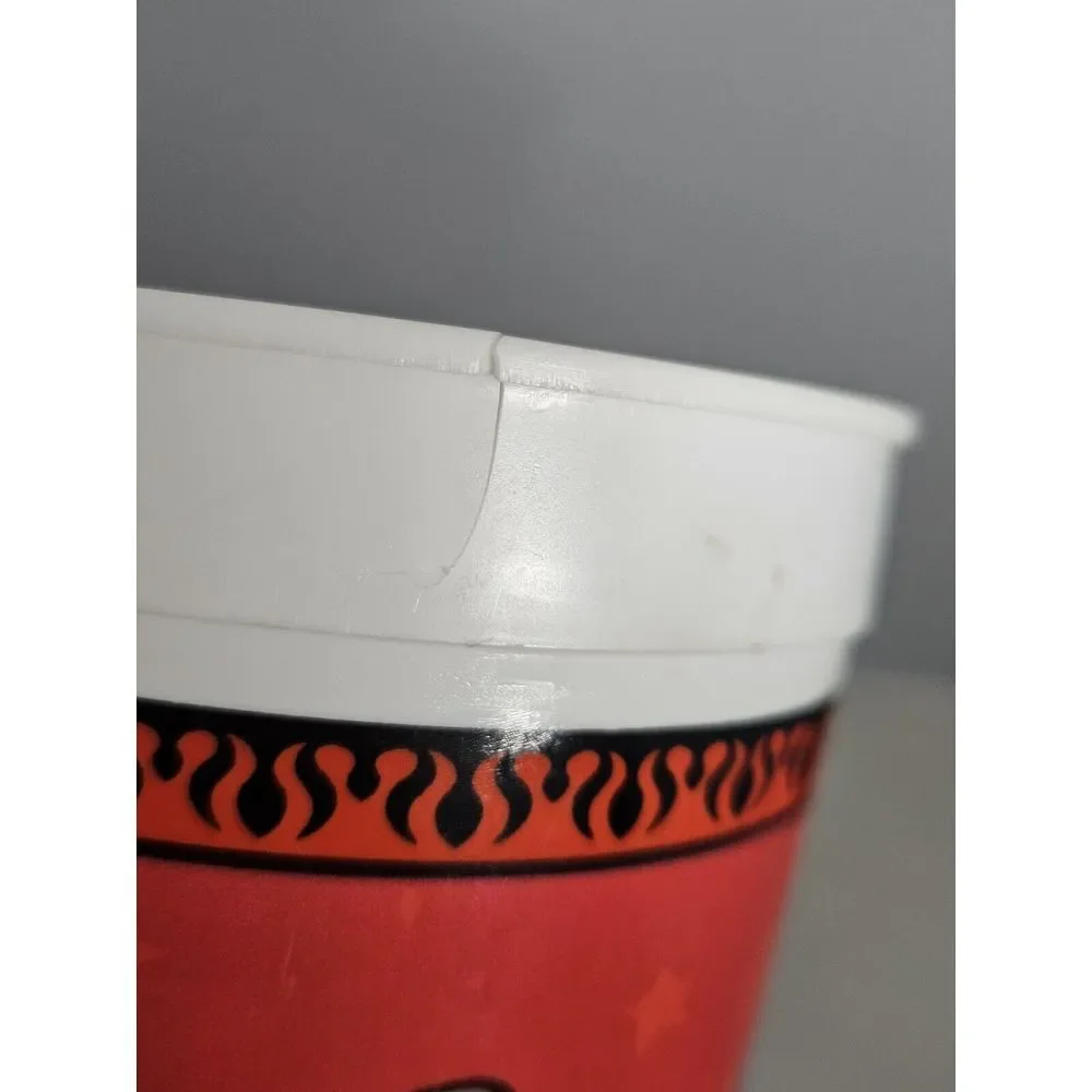 Vintage Disney Aladdin Burger King Plastic Cup Featuring Jafar*READ* Cracked Rim